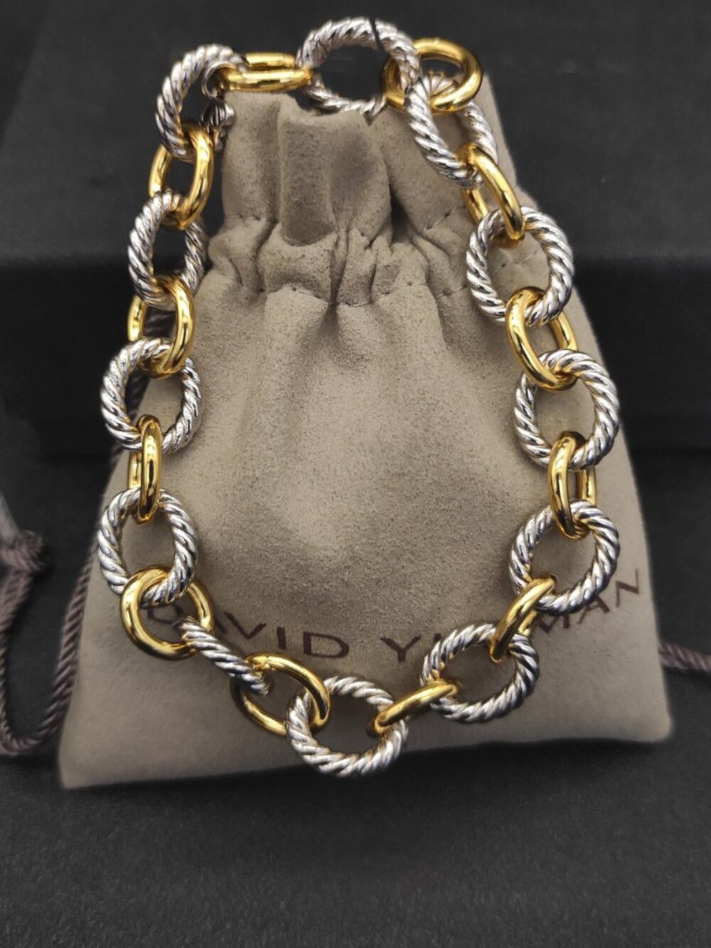 David Yurman Colored Double Ring Bracelet